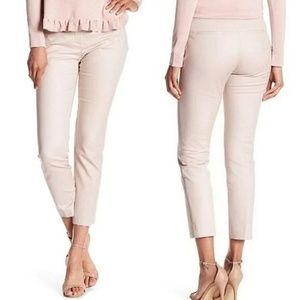 New Adrianna Papell Millenium Kate Blush Ankle Cropped Fit Pants Trousers P1884